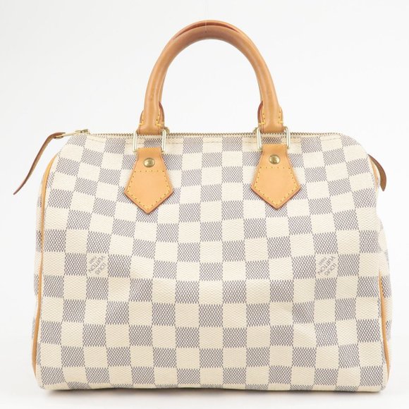 Speedy 25 Damier Azur Satchel Bag - Picture 2 of 12